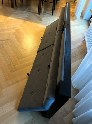 Udslået dobbelt sengegavl fra smart-elevation